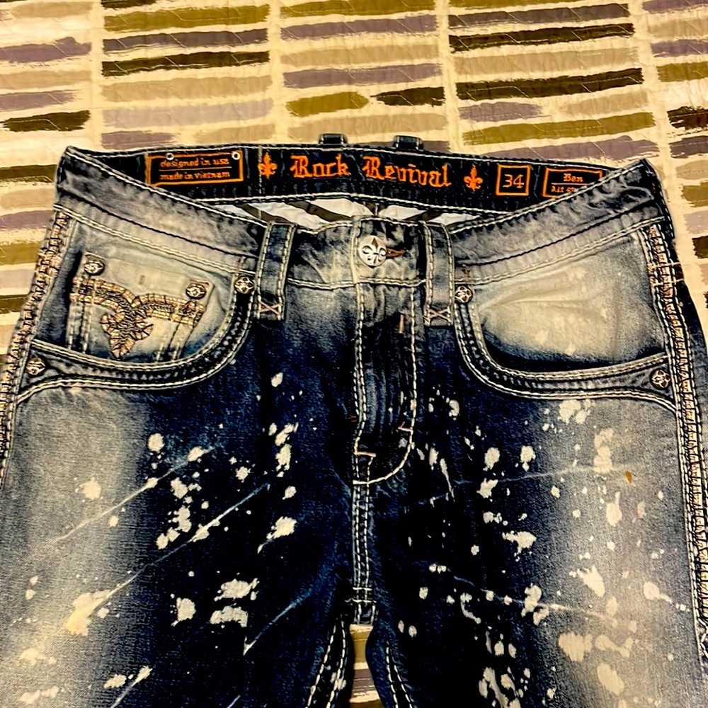 Like new rock revival jeans